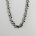 Barbed Thorn Cable Chain Necklace