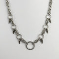 Byzantine Chainmaille O-Ring Spike Collar Necklace