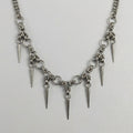 Byzantine Chainmail Seven Spike Necklace