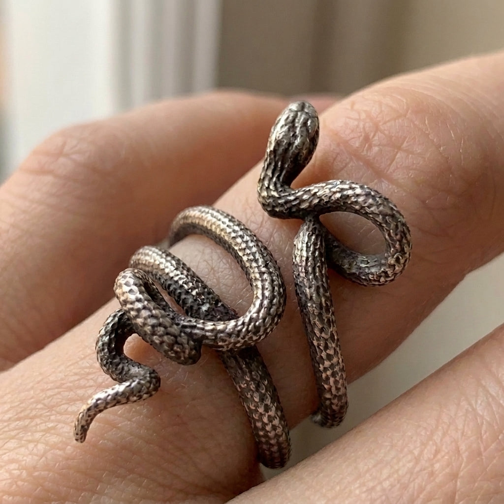 Coiled Cobra Wrap Ring