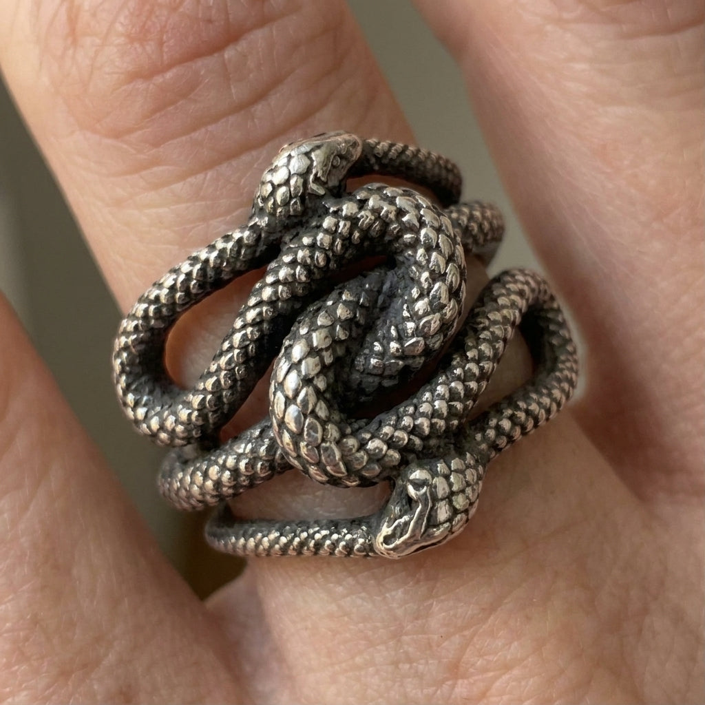 Coiled Serpent Ring