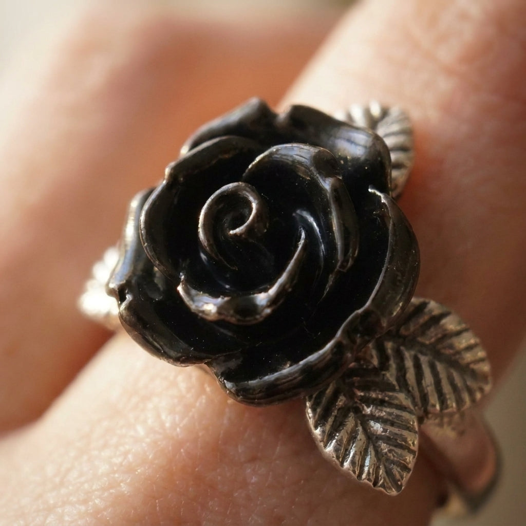 Dark Eternal Rose Ring