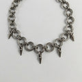 Five Fang Spike Chainmail Choker