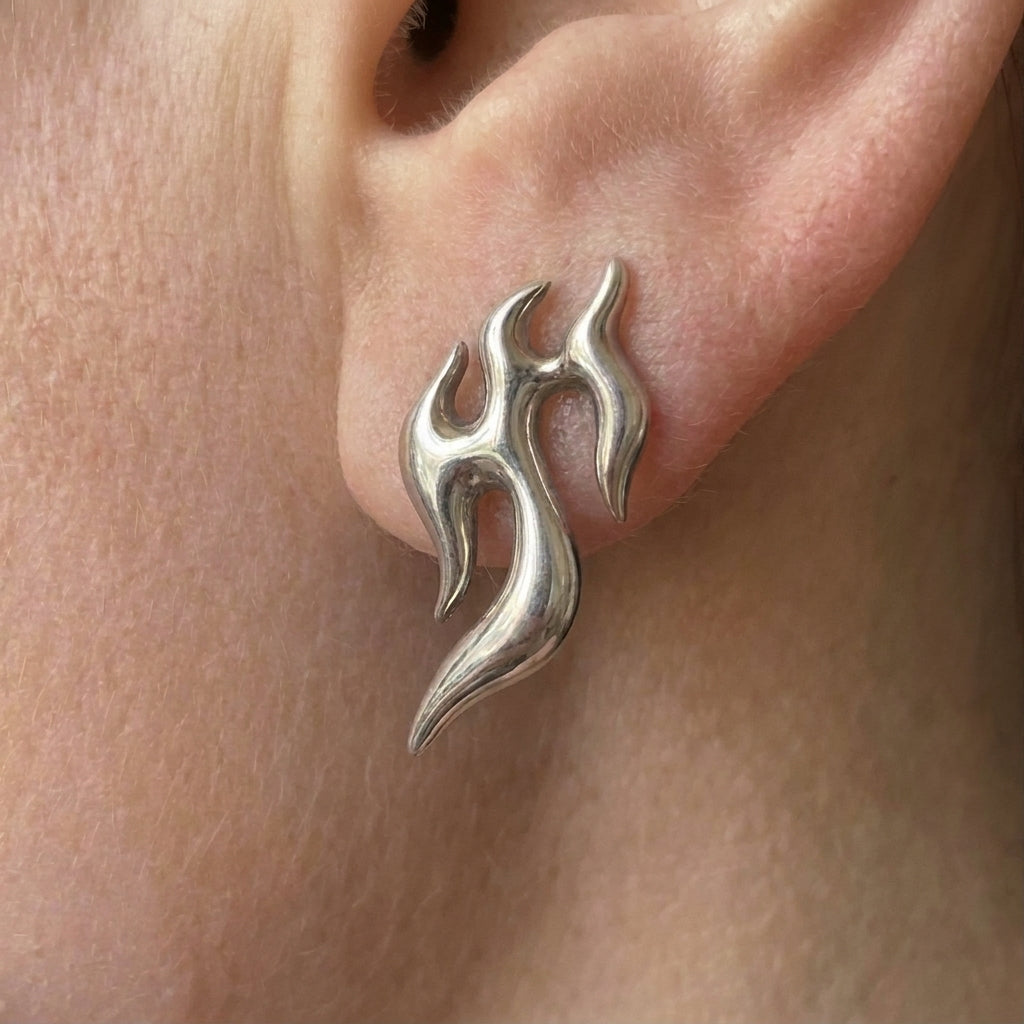 Flame Stud Earrings