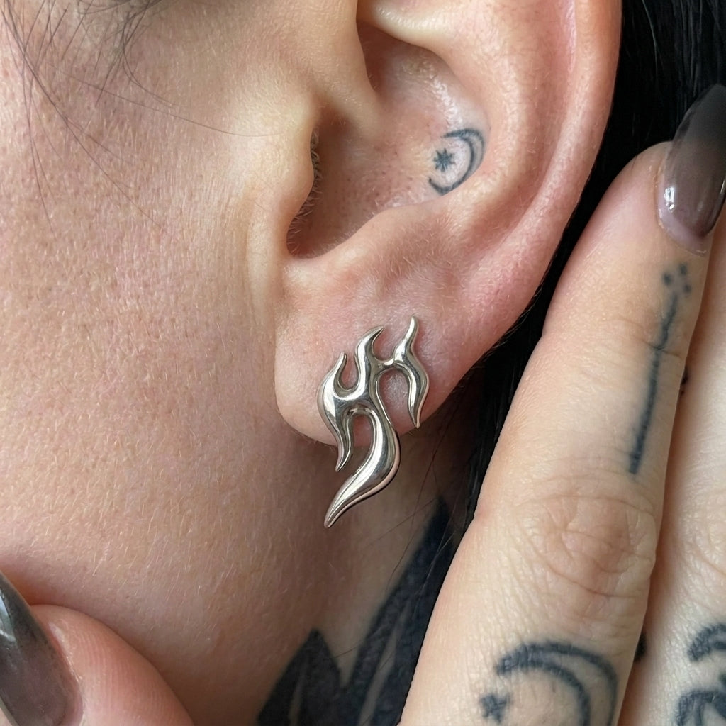Flame Stud Earrings