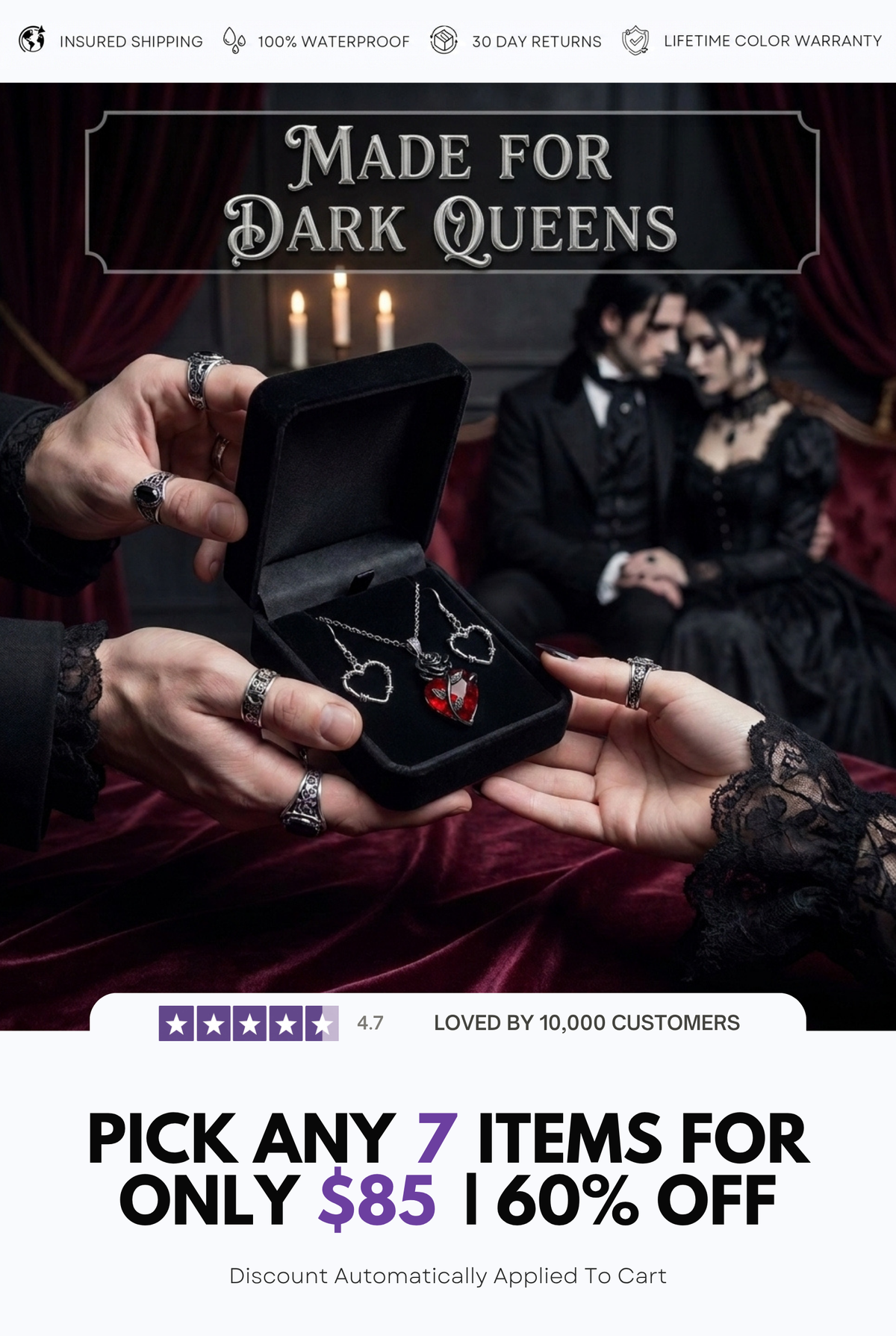 7 for $85 jewelry bundle