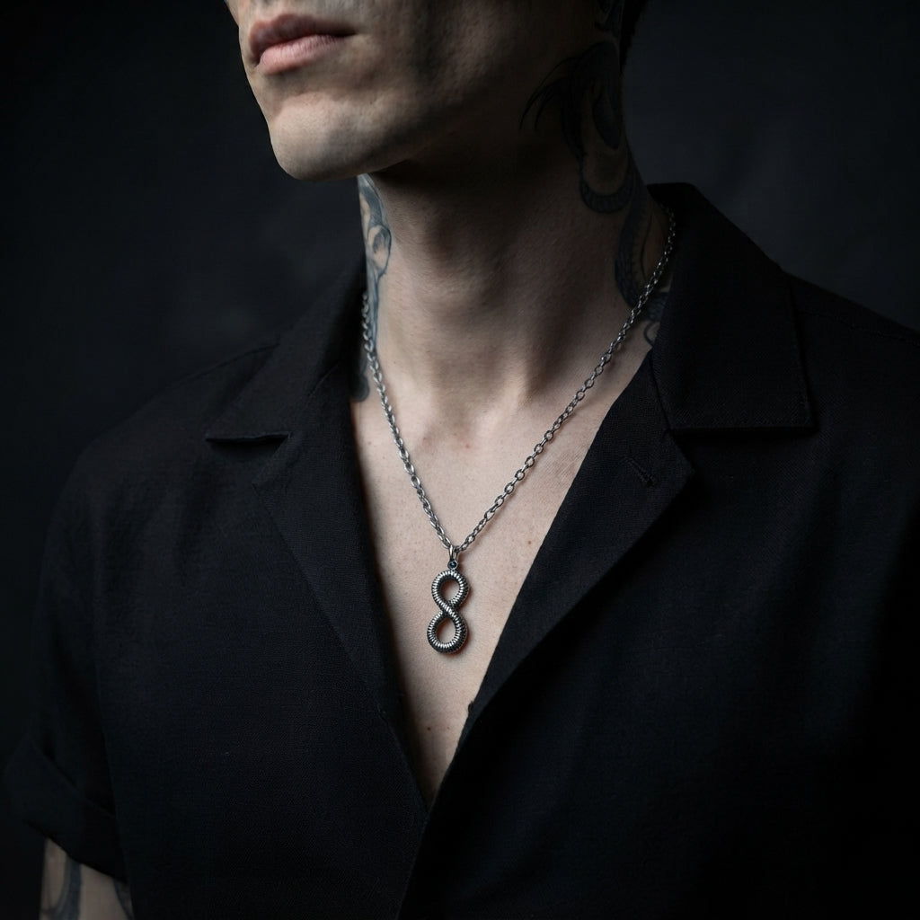 Serpent Infinity Necklace