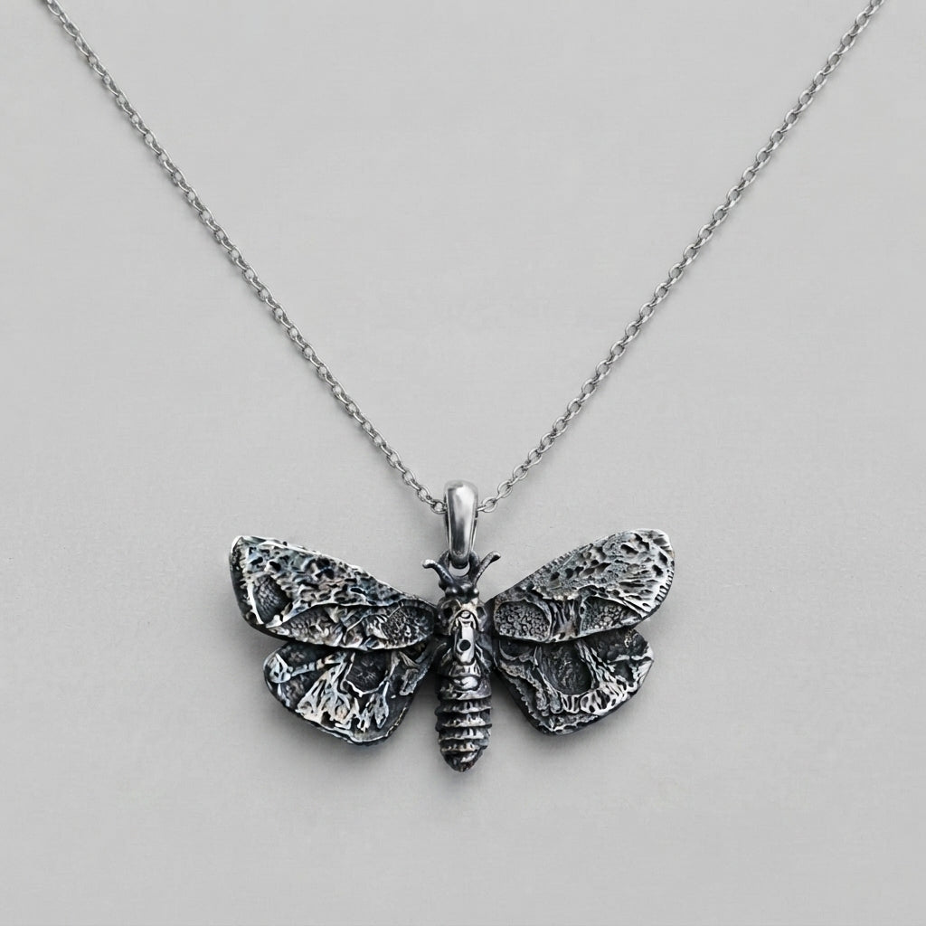 Nightfall Moth Necklace