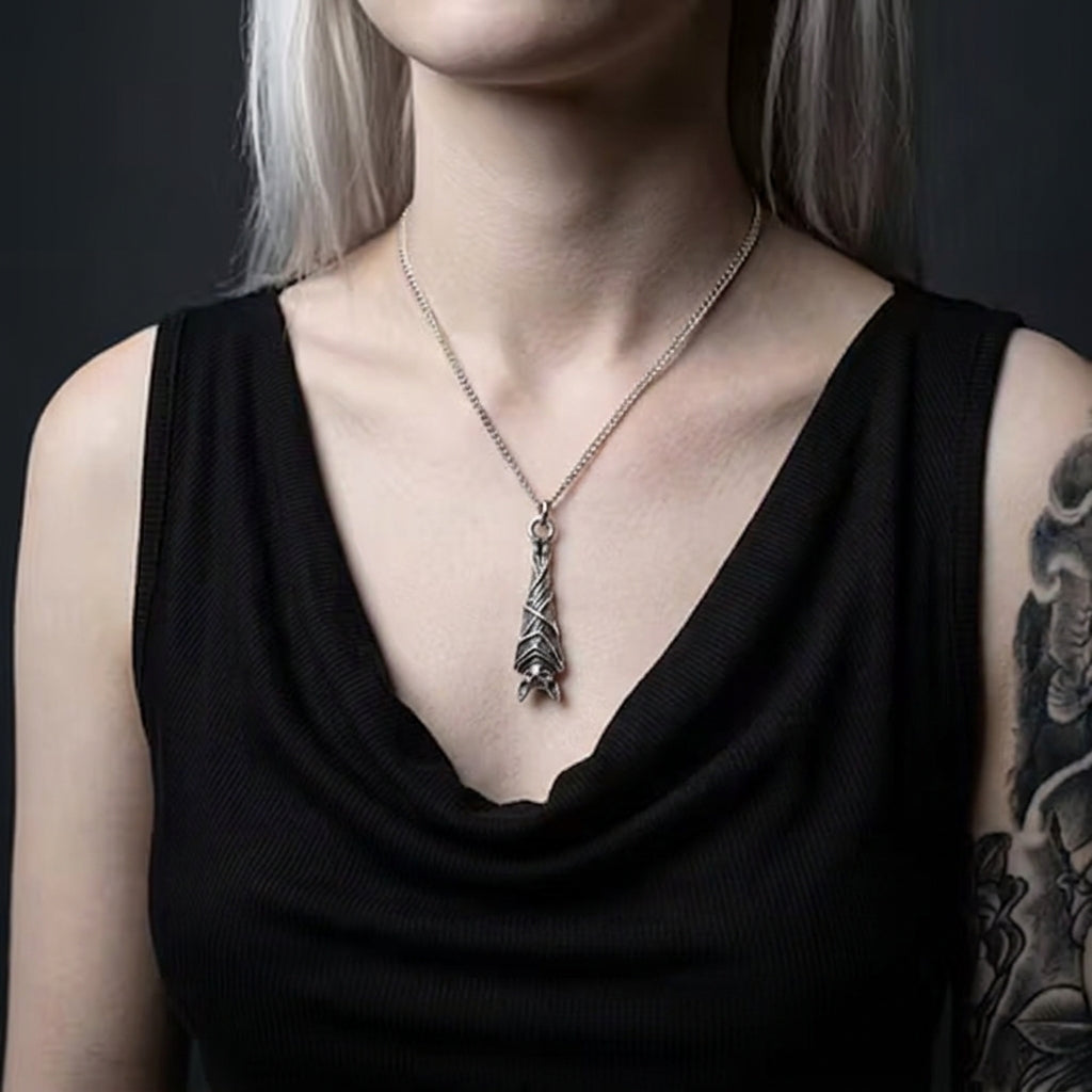 The Resting Bat Necklace