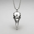 Raven Skull Pendant Necklace