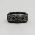 Sigil of Lucifer Leviathan Cross Occult Band Ring