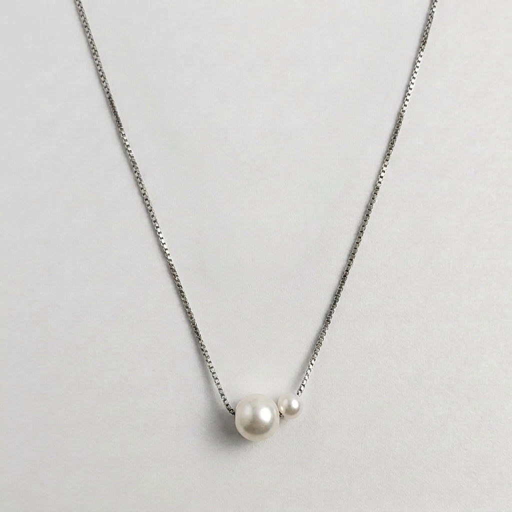 Crystal Marquise & Dagger Cross Mixed Chain Necklace