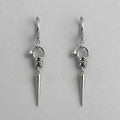 Serpent Head Spike Earrings