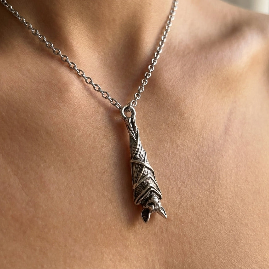 The Resting Bat Necklace