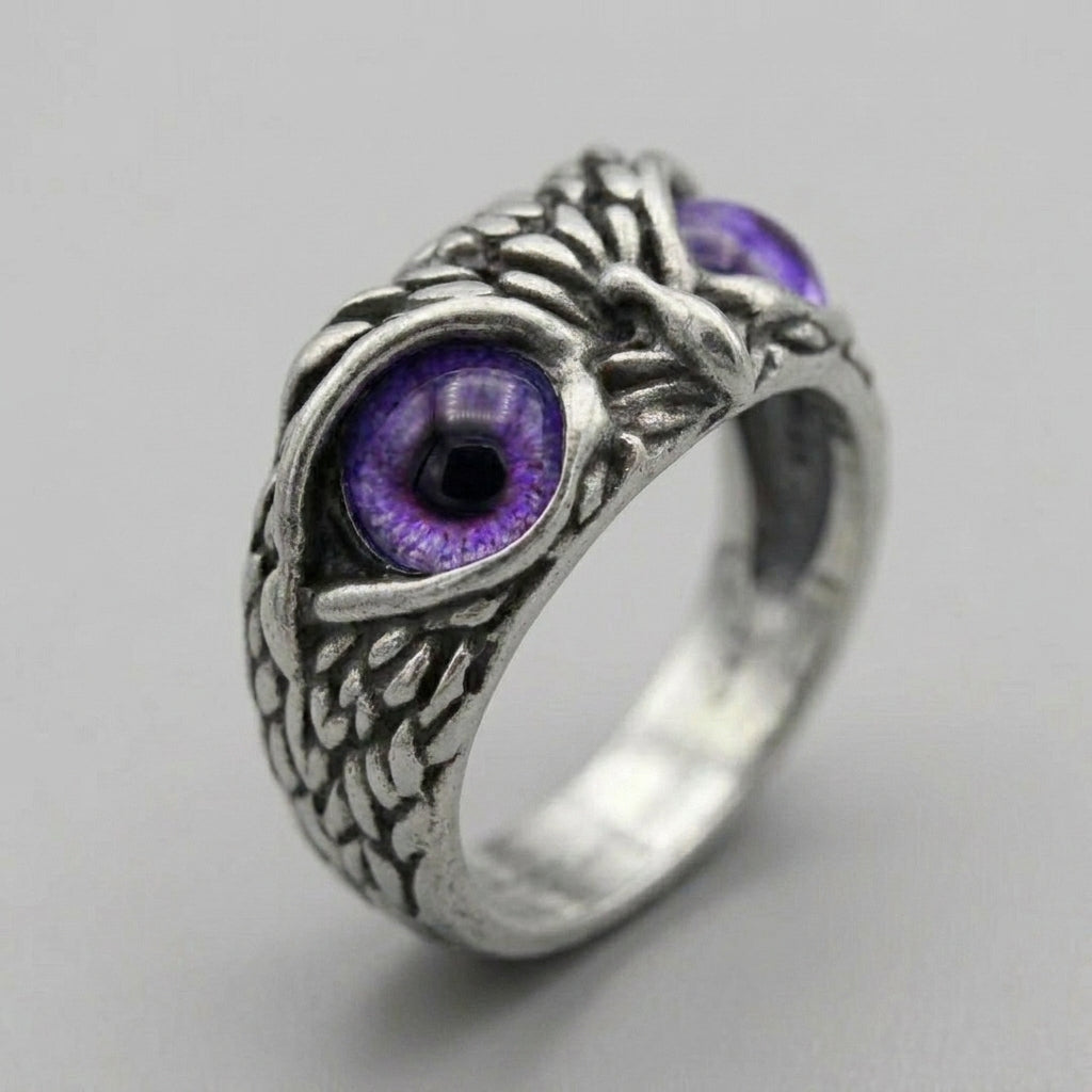 Mystic Owl Eye Ring