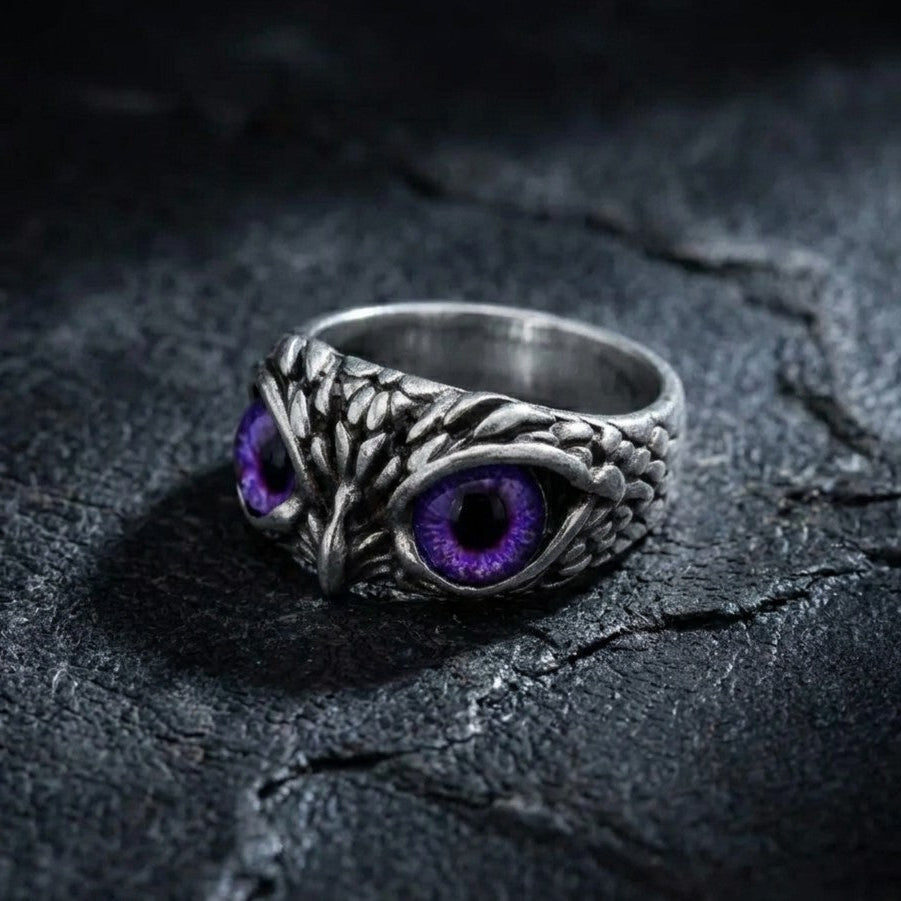 Mystic Owl Eye Ring