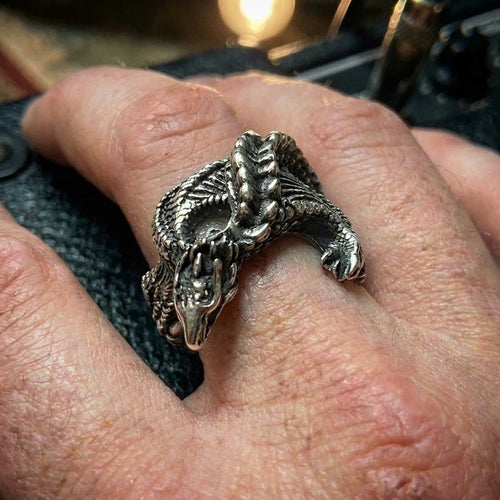 Coiled Dragon Wrap Ring