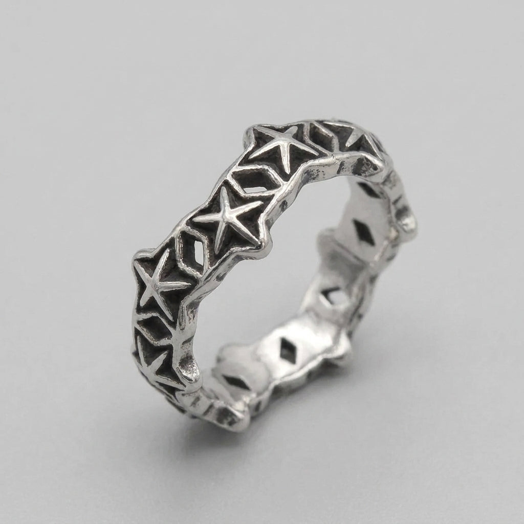 Star Cutout Band Ring