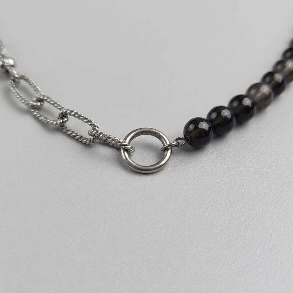 Ombre Agate Bead Necklace