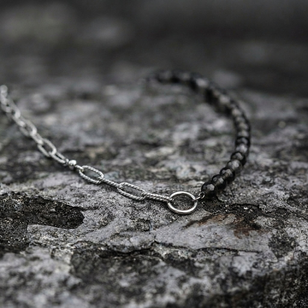 Ombre Agate Bead Necklace