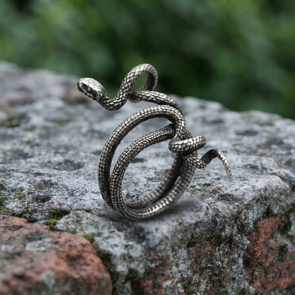 Coiled Cobra Wrap Ring