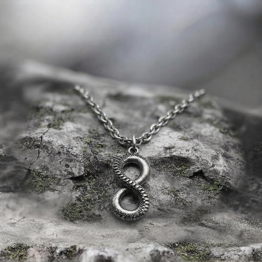 Serpent Infinity Necklace