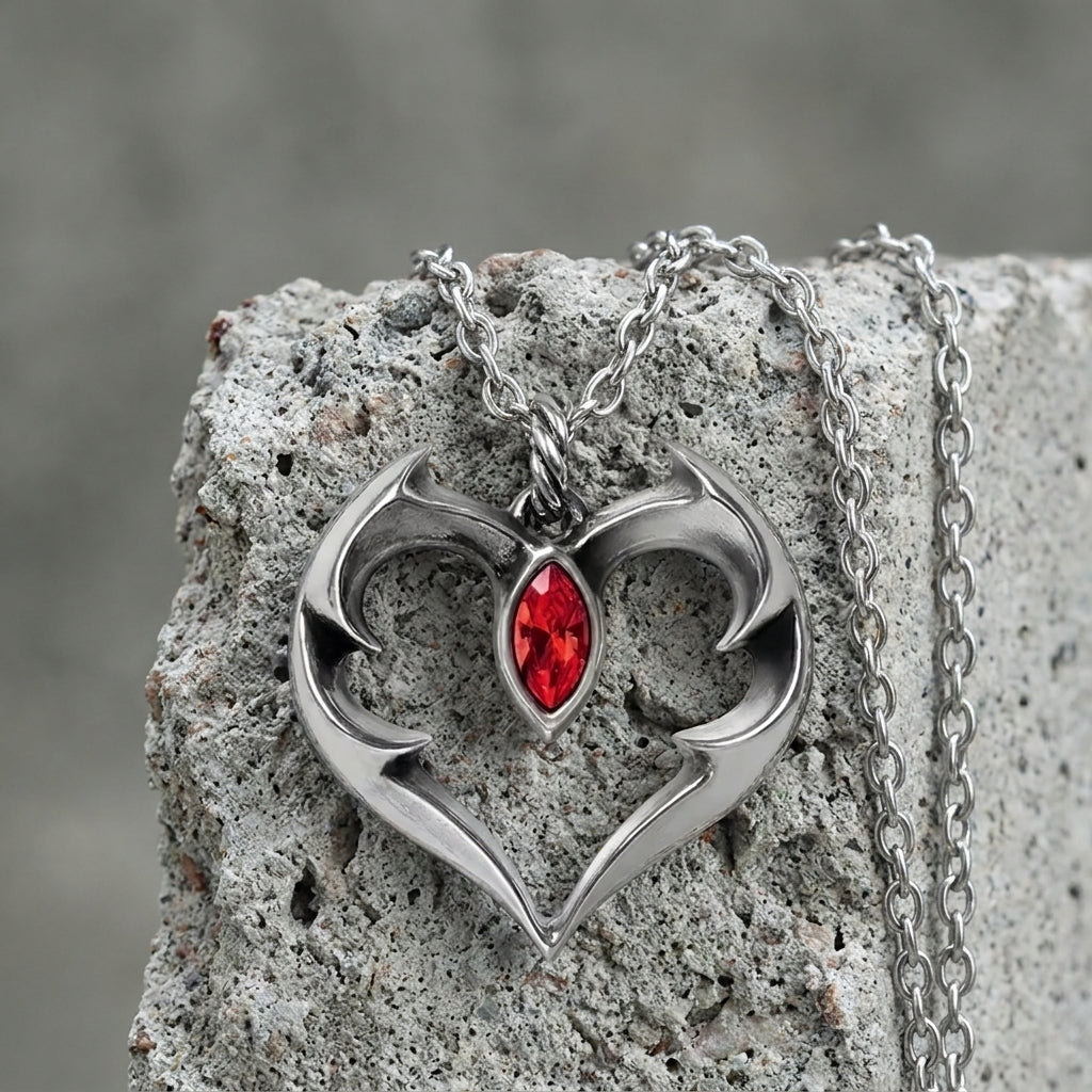 The Vampire Heart Necklace