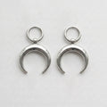 Crescent Horn Huggie Hoop Earrings