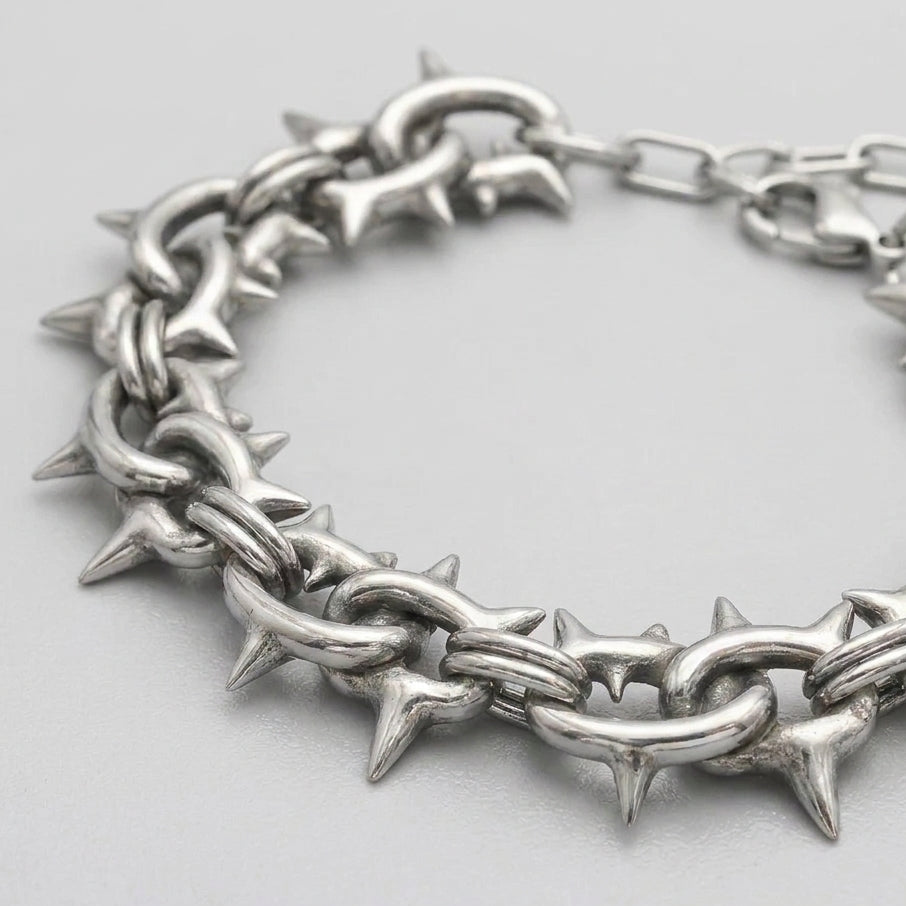 Thorn Spike Chunky Chain Bracelet