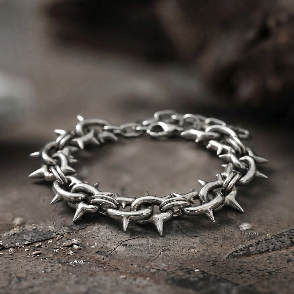 Thorn Spike Chunky Chain Bracelet