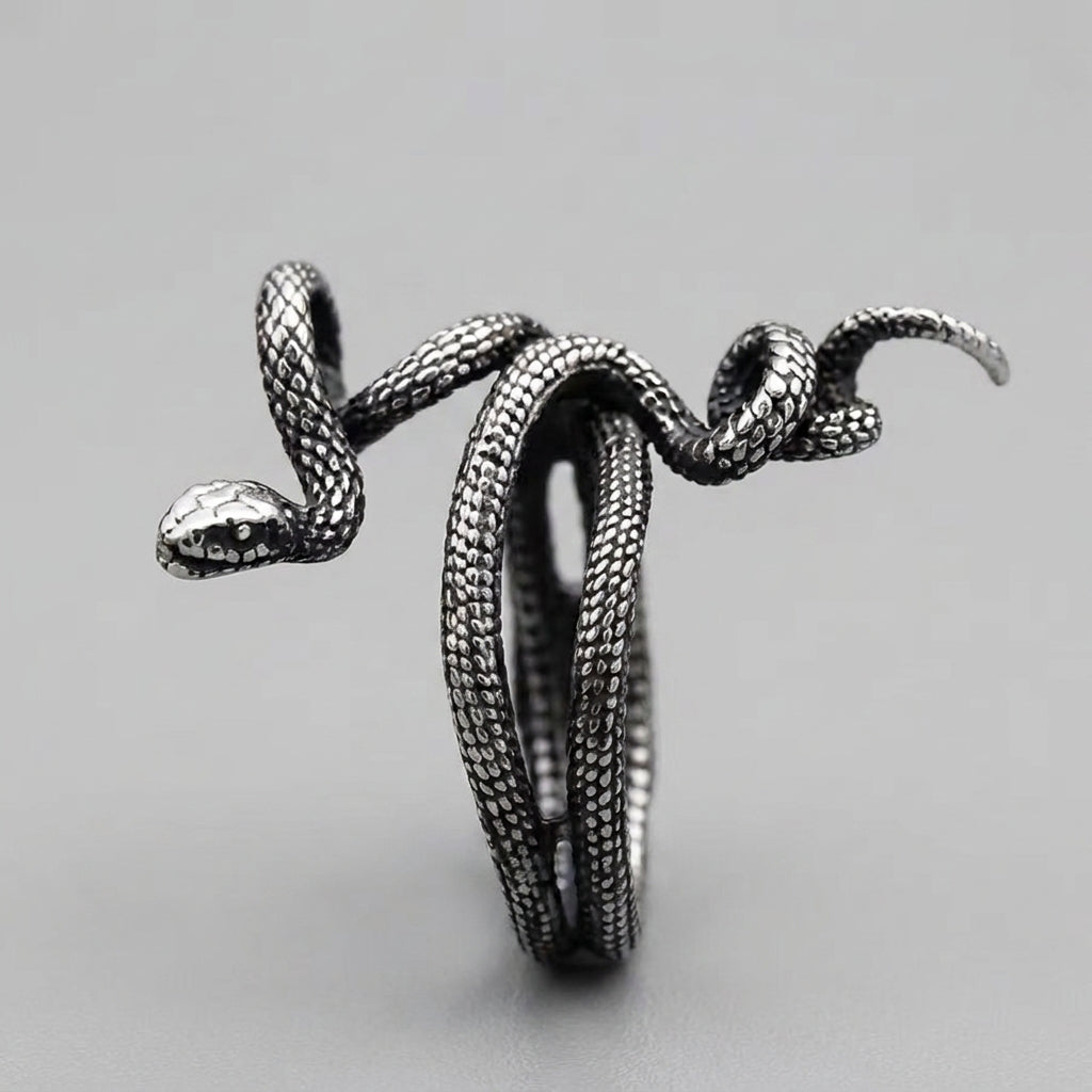 Coiled Cobra Wrap Ring