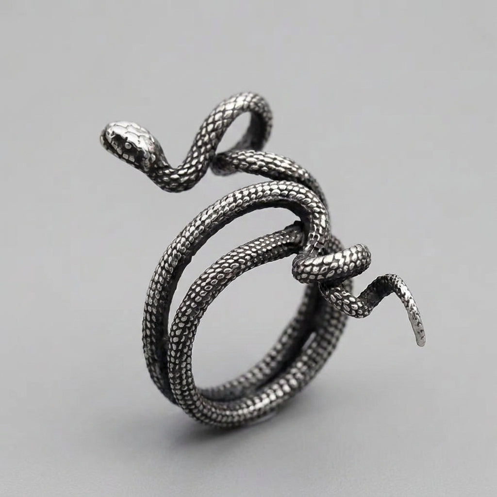 Coiled Cobra Wrap Ring