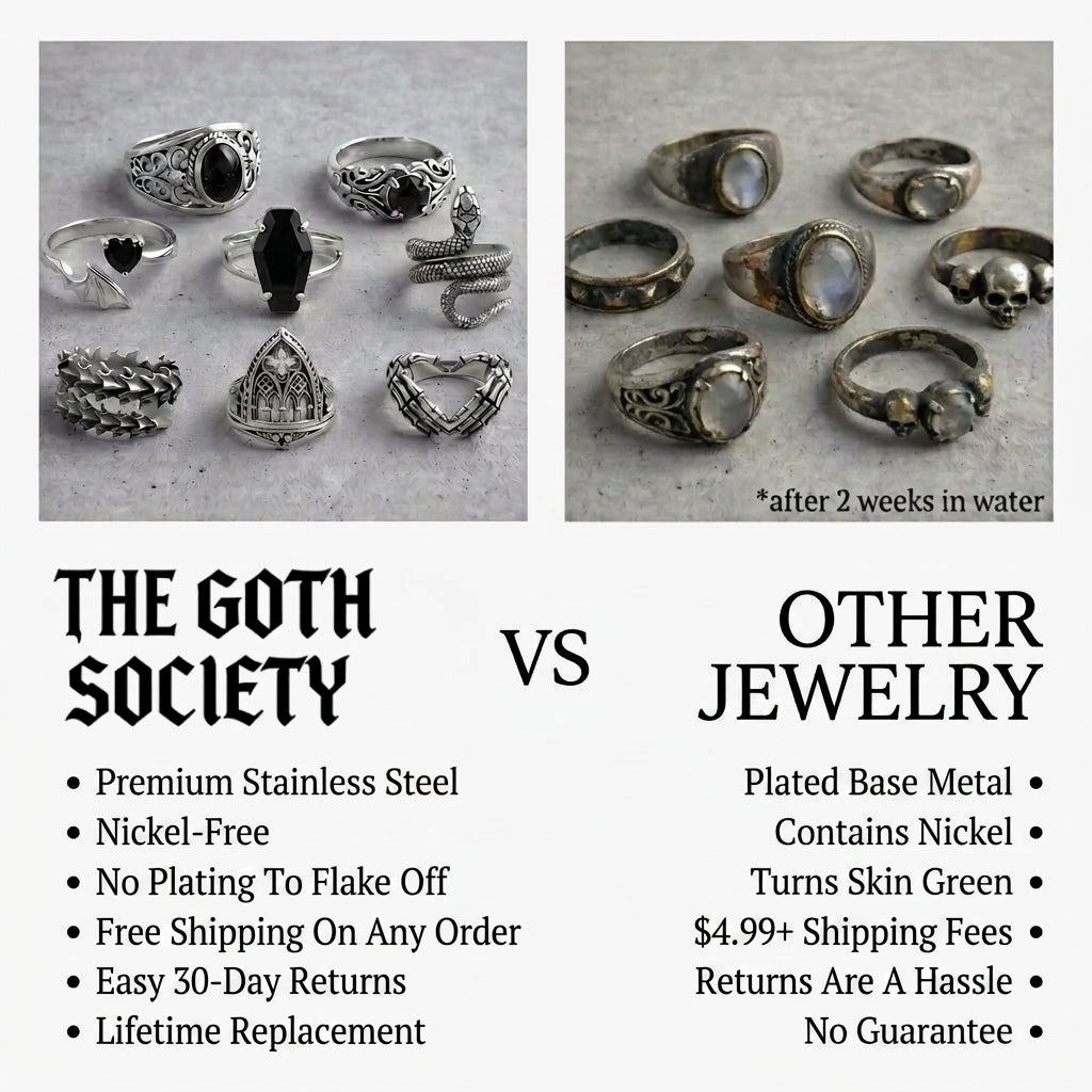 Our jewelry compared with other brands