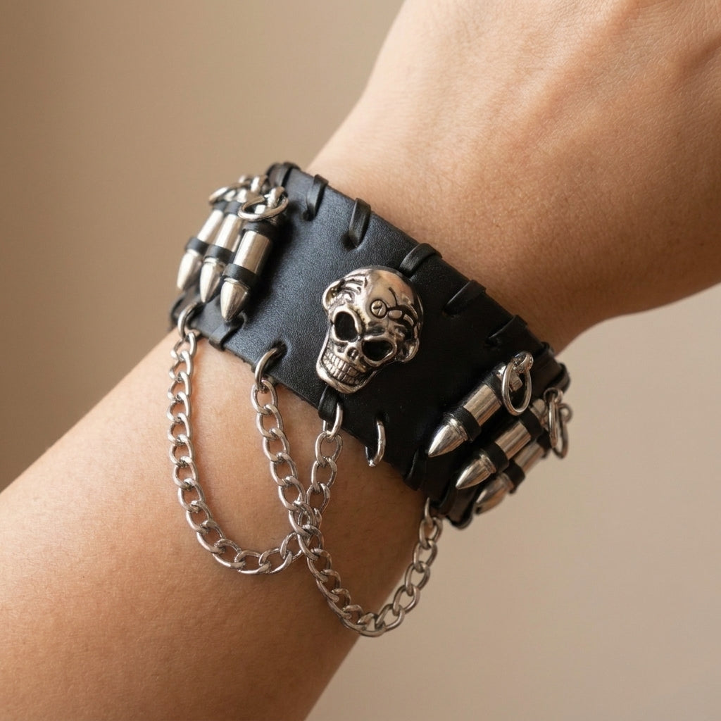 Dead Shot Skull Bracelet