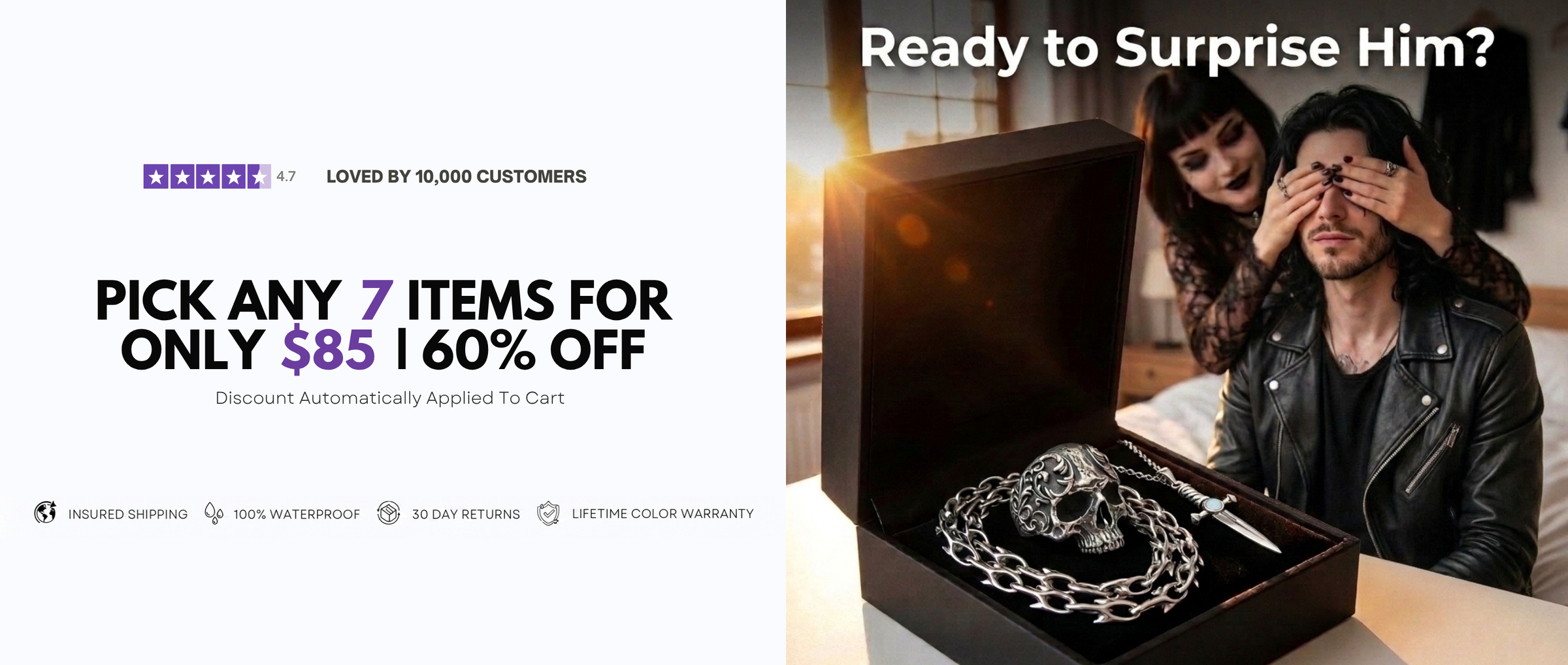 7 for $85 jewelry bundle
