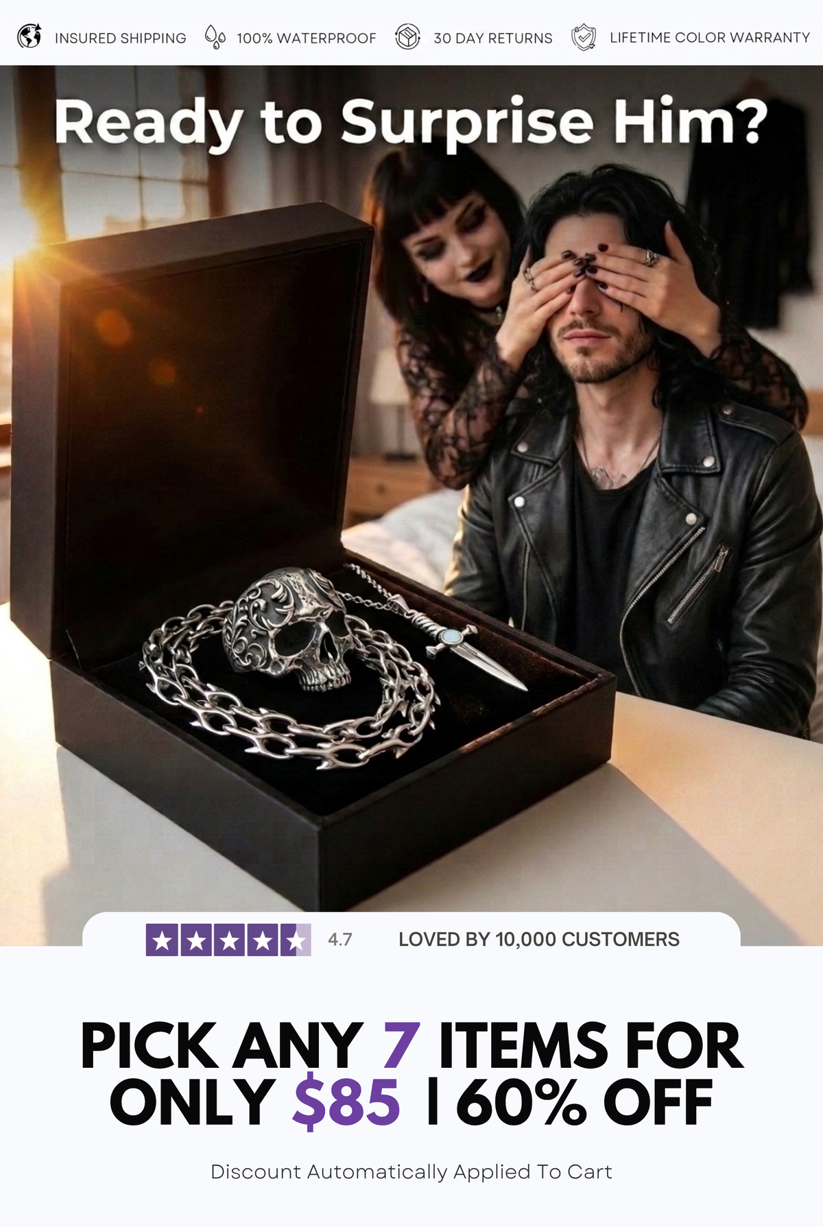 7 for $85 jewelry bundle
