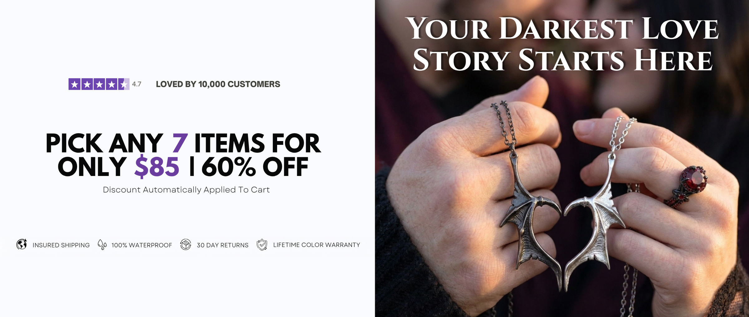 7 for $85 jewelry bundle