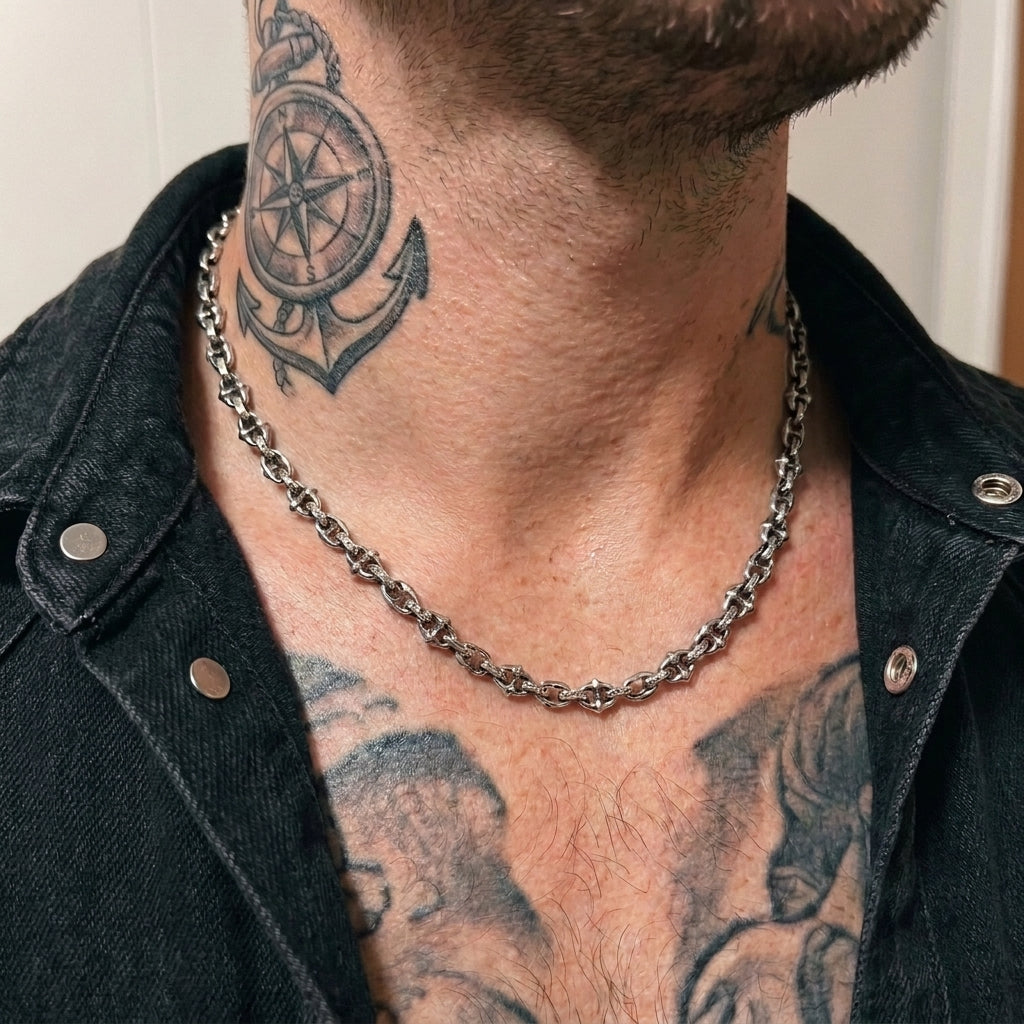 Gothic Ornate Link Necklace