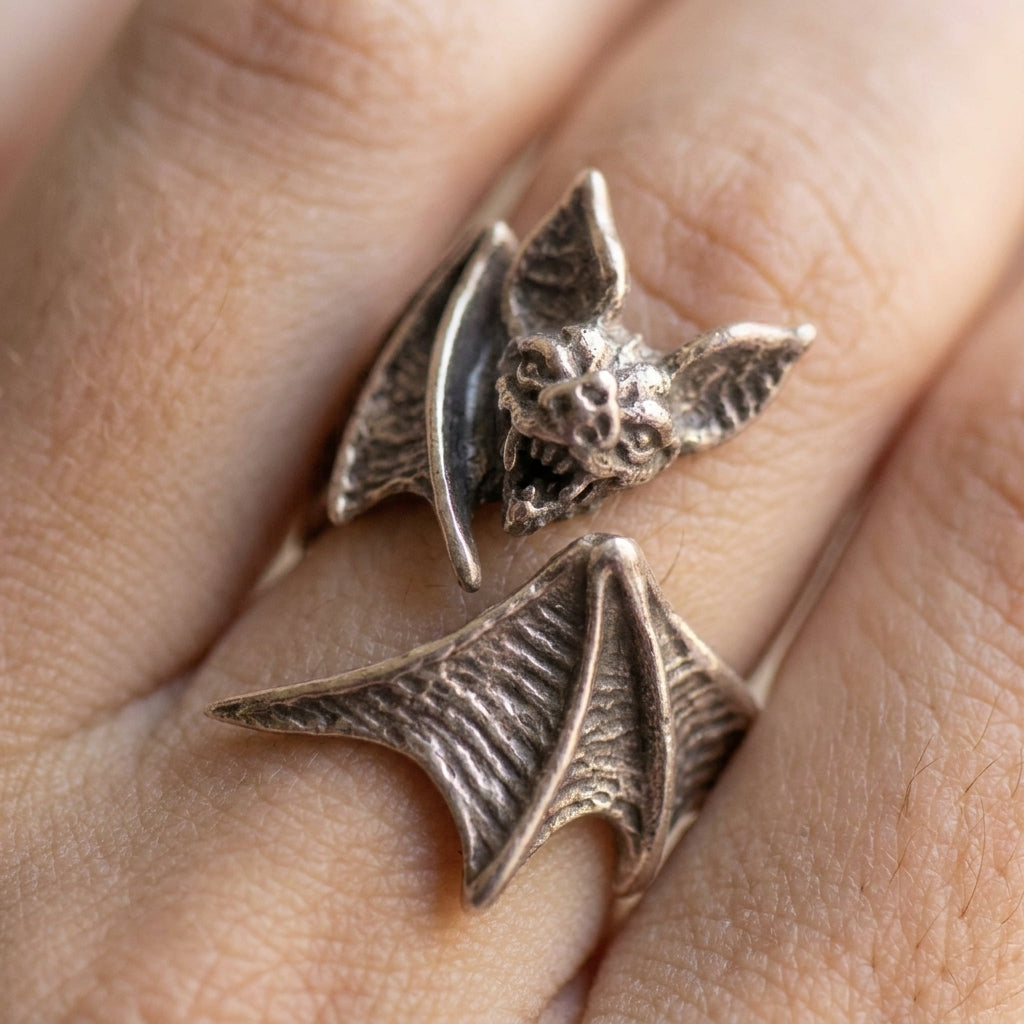 Midnight Bat Ring