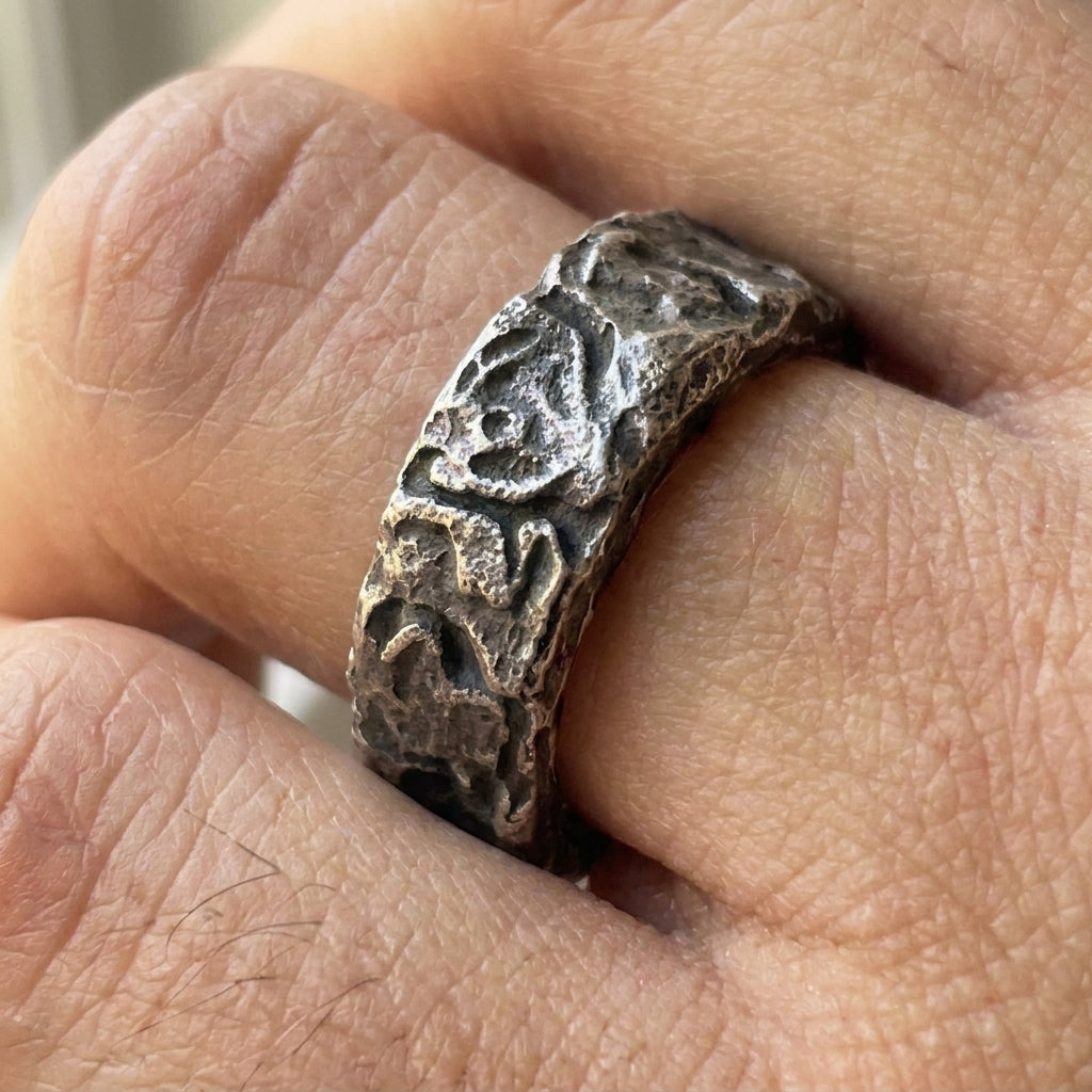 Runic Rose Band Ring