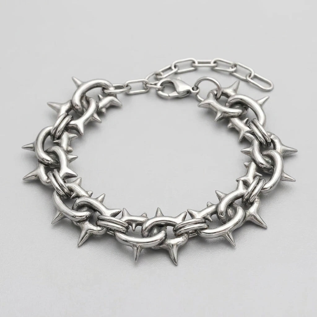 Thorn Spike Chunky Chain Bracelet