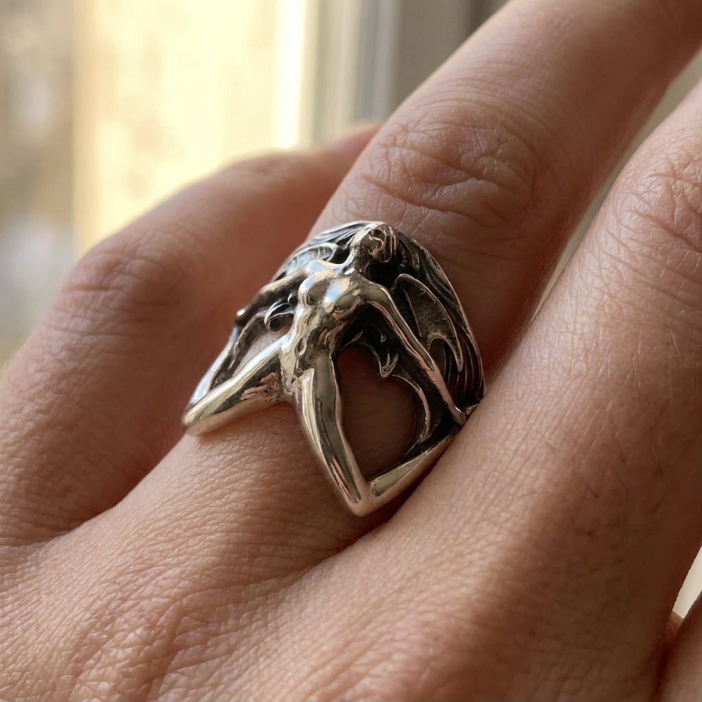 Winged Succubus Ring
