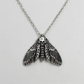 Head Hawk Moth Skull Pendant Necklace