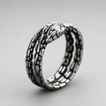 Coiled Serpent Wrap Ring
