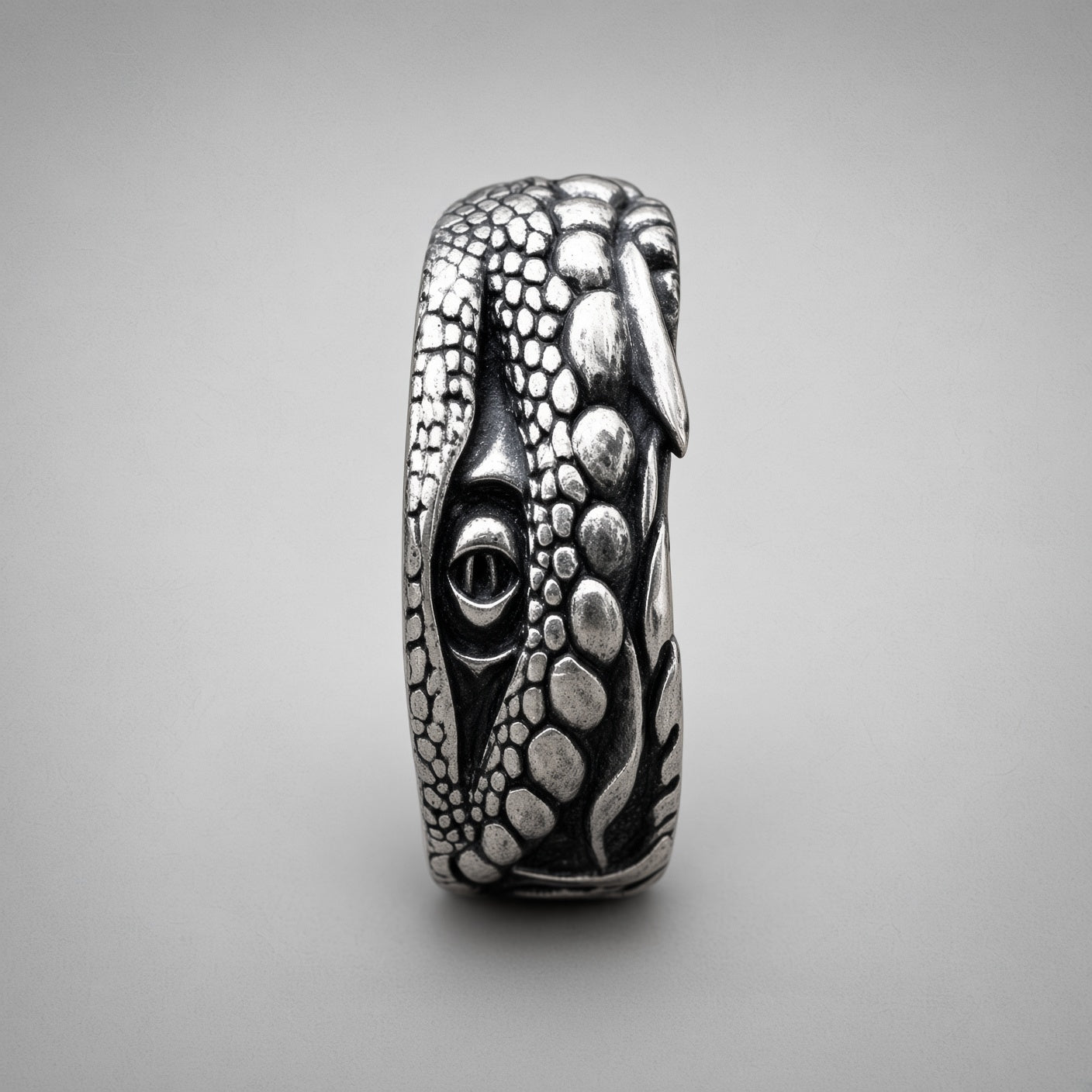 Crocodile Eye Ring