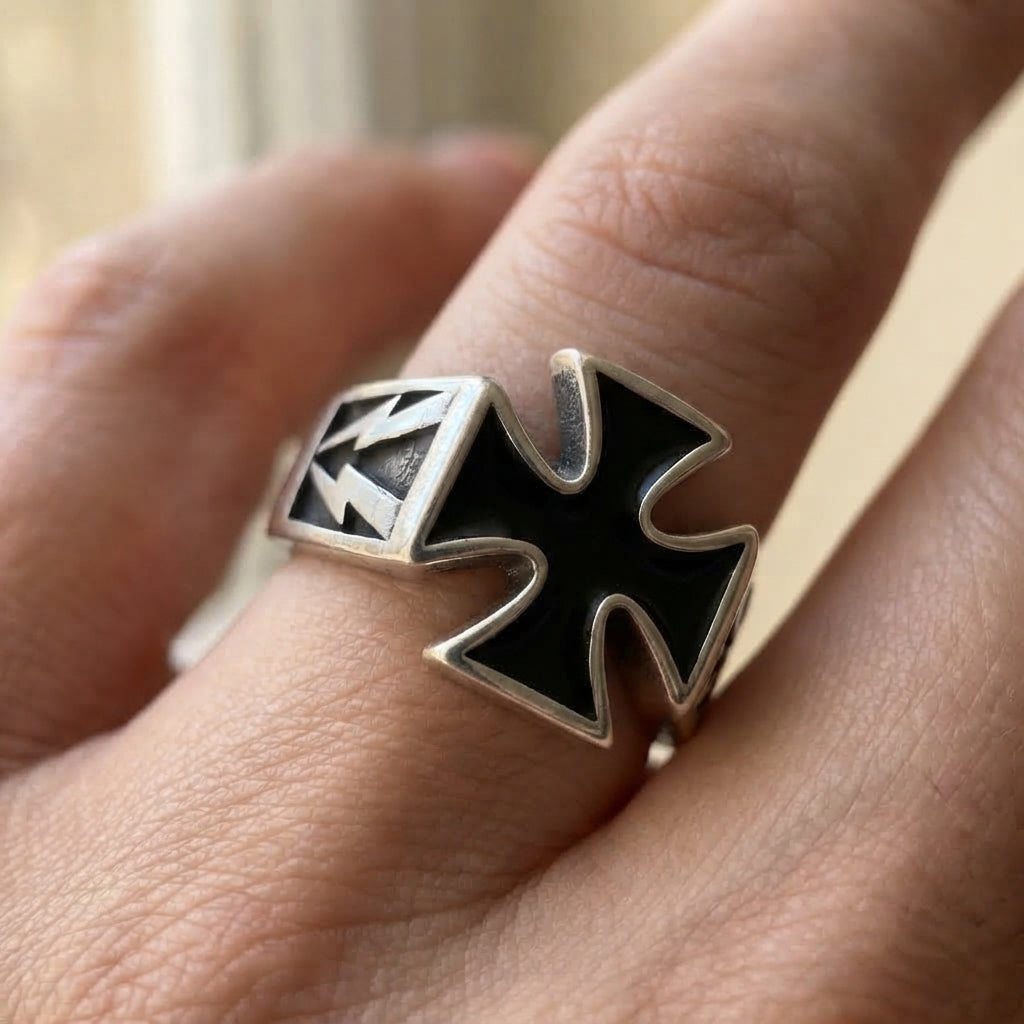 Iron Cross Ring Iron Cross Statement Ring