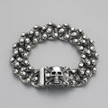 Thousand Skulls Cuban Bracelet