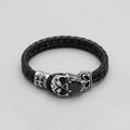 Skull bound Leather Bracelet