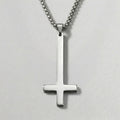 Upside Down Cross Necklace