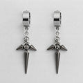 Dagger Cross Spike Earrings